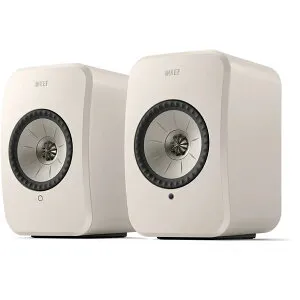 【納期情報：納期未定】KEF LSXII LT/SW（ストーンホワイト・2本1組） ワイヤレススピーカー LSX2LT