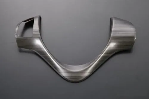 ステアリングパネル -エブリイワゴン DA17W/スペーシア MK32S MK42S/ワゴンR MH34S MH44S/ハスラー MR31S MR41S/アルト アルトワークス アルトターボRS HA36S 他多数 (スイッチあり×マット黒木目)