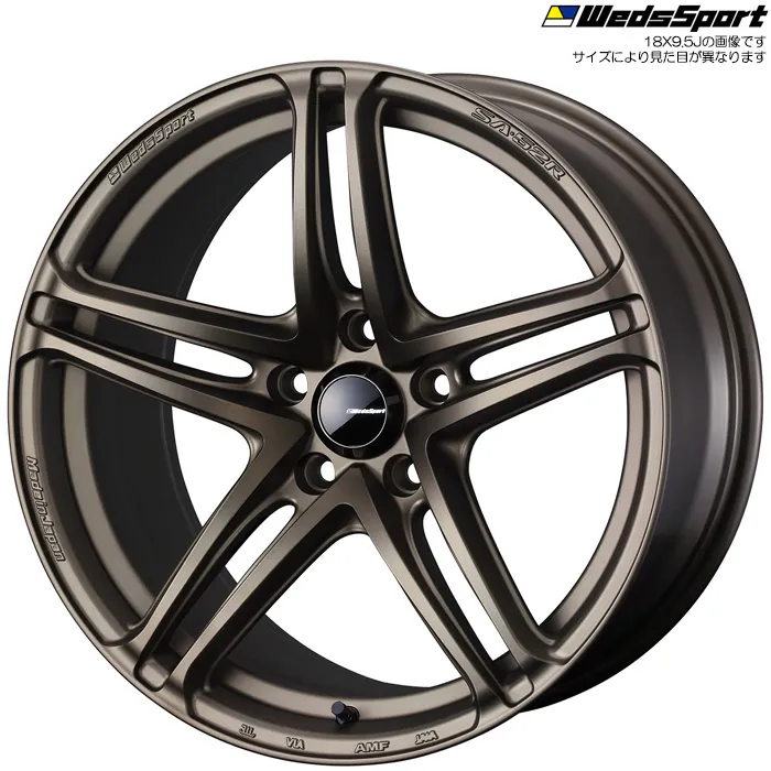 WedsSport SA-52R EJ-BRONZE2 1本 18×8.0J+42 5H 114.3 φ73 ウェッズスポーツ ホイール SA-52R EJブロンズ2 74865