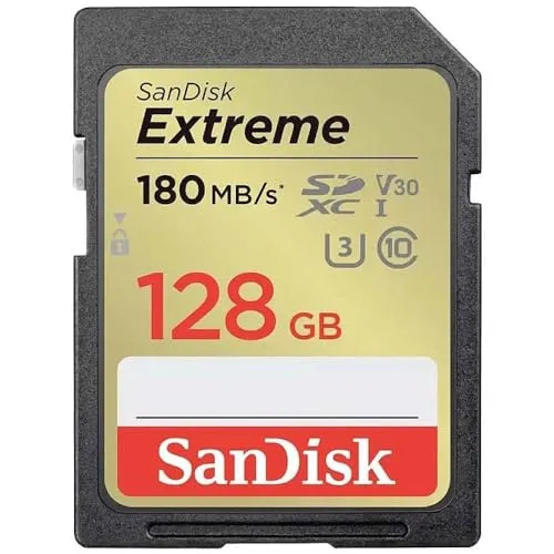 SANDISK - カード エクストリームプラス 128GB SDHC メモリーカード 190MB/秒 90MB/秒 UHS-I クラス。