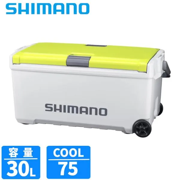 【現品限り】 シマノ クーラーボックス ユニフリーズ LT 30L キャスター Wライムグリーン ND-730Z クーラーボックス【同梱不可】