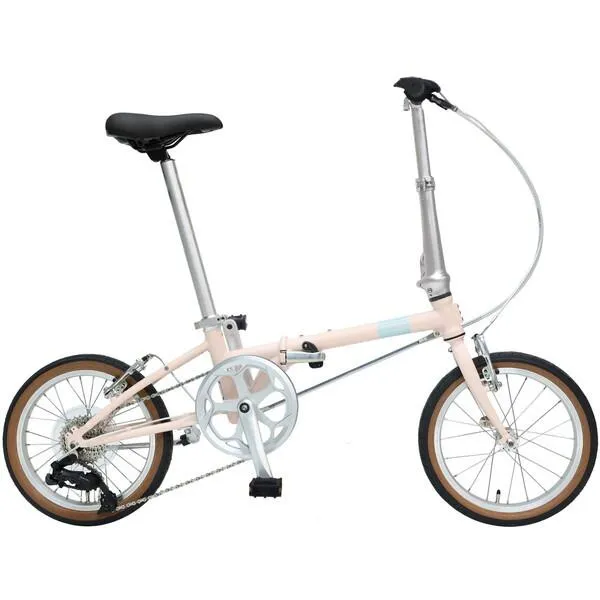 DAHON INTERNATIONAL (ダホンインターナショナル) Boardwalk 16 フォールディングバイク Pink Puff 折り畳み自転車 16インチ 7段変速
