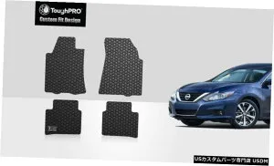 Floor Mat 日産アルティマオールウェザーカスタムフィット2013-2018 ToughPRO Floor Mats Black For Nissan Altima All Weather Custom Fit 2013-2018 【並行輸入品】