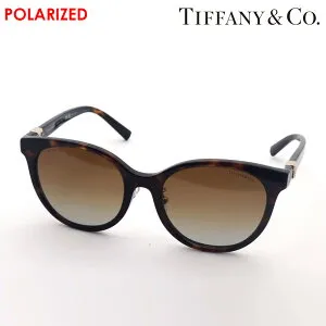 NewModel 【ティファニー サングラス 偏光 正規販売店】 TIFFANY&Co. TF4209D 8015T5 Made In Italy レディース ラウンド トータス系