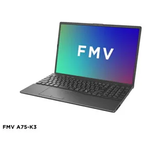 富士通(FUJITSU) FMV Note A FMVA75K3BA 16.0型 Win11Home Corei5 メモリ16GB SSD256GB Office オプション付 ブライトブラック A75-K3