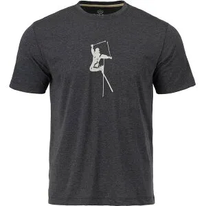 フライロー メンズ トップス Tシャツ Flylow Backscratcher T-Shirt - Men's Black Heather ブラック