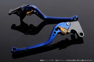 ハンドルエスエスケイ スピードラ アジャストレバー スタンダード ロング ブルー/ゴールド NINJA400R 11-13 NINJA400 14-17KA0403601-GD 4589995435791取寄品
