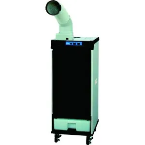 ■DENSO スポットクーラー(1口) スモールドレーン 首振有 単相100V〔品番:10HRSB1〕【1166429:0】[送料別途見積り][法人・事業所限定][直送][店頭受取不可]