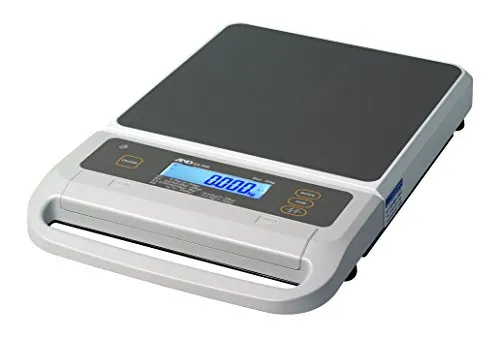 A&D ポータブルスケール SA-30K ≪ひょう量:30kg 最小表示:0.01kg 皿寸法:330(W)*330(D)mm 検定無≫