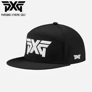 ピーエックスジー H-24PXG000214-1-BLK-OSFM キャンパー フラット ビル スナップバック キャップ （ブラック） ワンサイズ PXG Camper Flat Bill Snapback Cap - Black - One Size ゴルフ帽子 キャップ