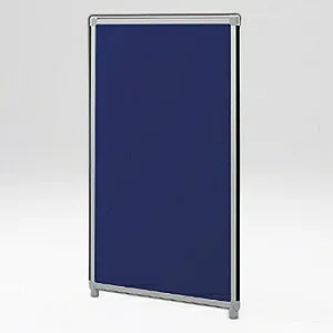 サンワサプライ パーティション 面ファスナー連結タイプ W1200×H1300mm ネイビー OG-132CG3009