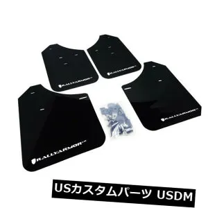 マッドガード 泥除け ラリーアーマーURマッドフラップブラック02-07 WRX用白ロゴ入り STi MF1-UR-BLK / WH Rally Armor UR Mud Flaps Black w/ White Logo for 02-07 WRX STi MF1-UR-BLK/WH 【並行輸入品】