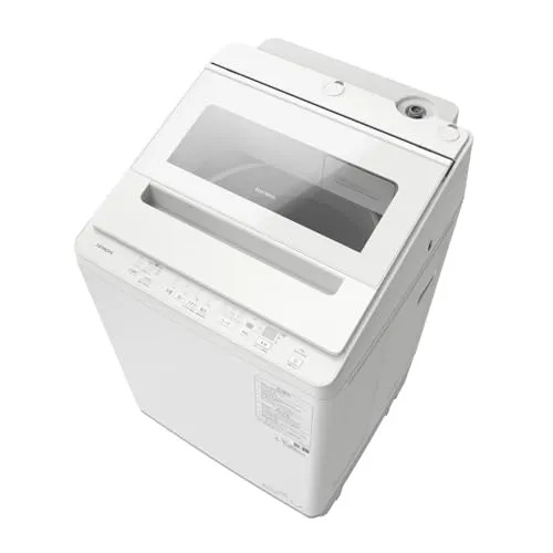 日立 全自動洗濯機 洗濯10kg ホワイト ビートウォッシュ BW-V100M W 本体幅57cm つけおきプラス 大流量 ナイアガラ ビート洗浄