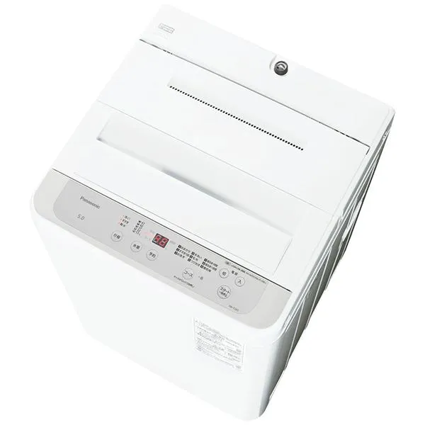 パナソニック NAF5B5_H 全自動洗濯機 Ｆシリーズ ライトグレー NA-F5B5-H 洗濯5.0kg 乾燥機能無 上開き