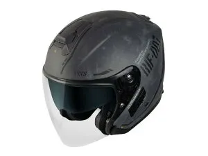 WINSウインズ G-FORCE SS JET STEALTH Type-C インナーバイザー付き ジェットヘルメット ストーングレー Mサイズ