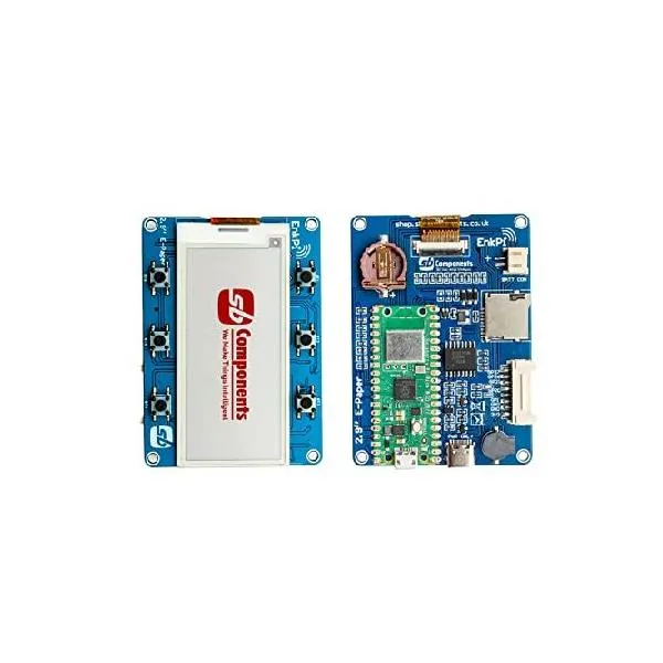 EnkPi - ePaper Display Board Based on Raspberry Pi Pico W, Partial Refresh Support Raspberry Pi Pico E-Paper E-Ink Display Module (2.9-inch)_並行輸入