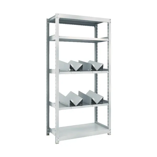 (送料別途)(直送品)TRUSCO スチールラック M2型軽中量棚 860X450XH1800 缶受X2付 M2-6345-KU2