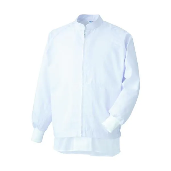 ミドリ安全 異物混入防止長袖ブルゾン ホワイト 4L MHS3213W UE 4L [267-521576]