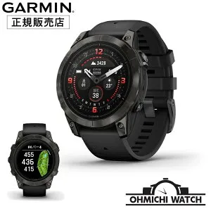 [送料無料] GARMIN ［日本正規品］腕時計 メンズ mens ウォッチ OHMICHI watch ガーミン 防水 epix Pro Gen 2 47mm Sapphire エピックス プロ サファイヤ 010-02803-52 Ti Carbon Gray DLC / Black GPS スマートウォッチ 腕