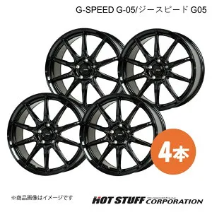 G-SPEED G-05 ヤリス A10系 GRヤリス/RS ホイール 4本【18×8.0J 5-114.3 INSET42 メタリックブラック】HOT STUFF