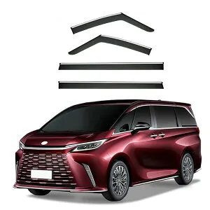 レクサス LM300H 2024 ドアバイザー 社外品 車用 サイドバイザー 車種専用設計 アクリルバイザー 自動車バイザ カーレインシールド