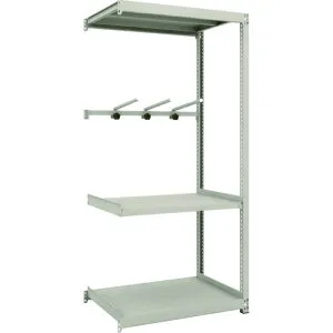 トラスコ中山 【別途送料】 TRUSCO スチールラック M2型軽中量棚 860X600XH1800 3段 アーム1段 連結 M2-6363-A1B [1-149-7781]