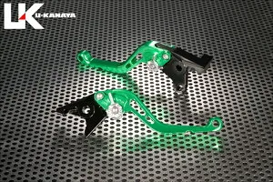 バイクパーツU-KANAYA(ユーカナヤ) レバーセット STD/ショート GN/SV KA075-086-02074550255675844Z900 18-24