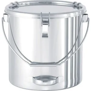 ■MONOVATE 吊り下げ式下部取っ手付密閉容器(クリップ式/CR) 10L〔品番:CTBD24PCA〕【1476044:0】[法人・事業所限定][外直送元][店頭受取不可]