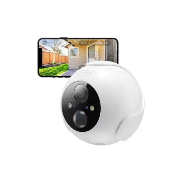 【新品】SwitchBot スイッチボット 防犯カメラ AI人体ペット検知 W2802000 ホワイト