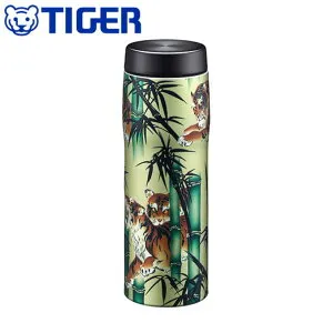 【4/27 9:59まで・抽選で最大100%Ptバック(要エントリー)】 TIGER ステンレスボトル 京友禅 和柄 竹林の虎 鶴 大波 桐箱入り MJX-B048