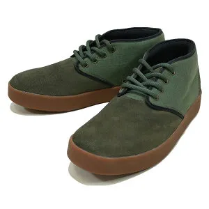 ARETH アース : チャッカブーツタイプスニーカー 靴 BULIT FOREST GREEN