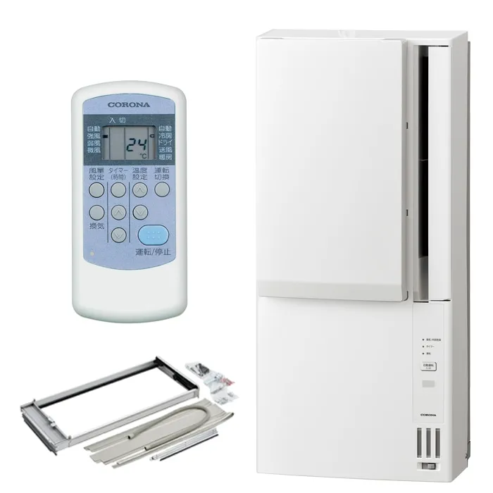 コロナ CWH-A1826R-W ウインドヒーポンリララ(ReLaLa) 冷暖房兼用タイプ 主に4.5～8畳用 2026年モデル 日本製 100V ホワイト 窓用エアコン 冷房 クーラー (CWH-A1825R-Wの後継品) CORONA