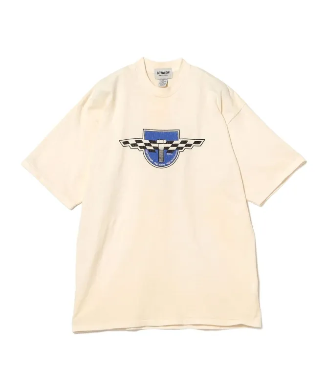 【別注】BOW WOW バウ ワウ / MOTORCYCLE PARTS COMPANY TEE Tシャツ・カットソー MEN WHITE XL