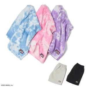 4月限定！最大全額ポイント還元※要エントリー 【返品・交換不可】フィラ FILA x BE:FIRST ハーフパンツ グレー（04） ブラック（08） サックス（10） ピンク（19） パープル（40） FB0785 ［WA］【GH