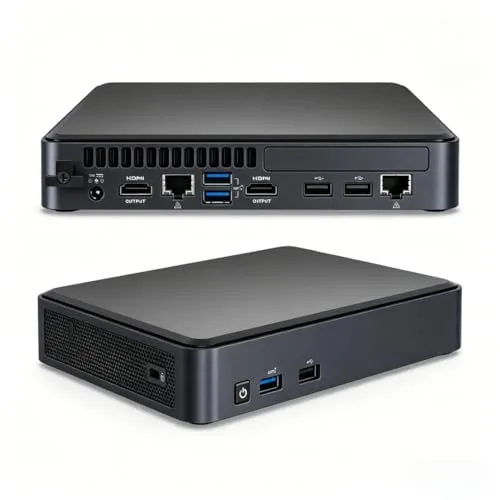 Intel NUC Element Mini PC、Core i5-1135G7、最大4.20GHz、8GB RAM、デュアルHDMI 4K、デュアルLAN、Windows 11 Pro、7.87x5.70x1.38インチ(8GB RAM+128GB SS