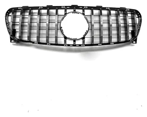 自動車用グリル 用のベンツ GLAクラス X156 2017-2020 GLA200 GLA250 GLA45 GTスタイル用フロントバンパーグリル(ブラック)