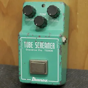 VINTAGE TS-808 Tube Screamer Overdrive Pro Large Case '81 Ibanez (ヴィンテージ やや使用感あり)
