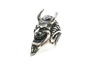 【MAD CULT/マッドカルト】「Extra Large Satan Ring/エクストララージサタンリング」(R-70)(Silver925/アクセサリー/ジュエリー/プレゼント/バイカー/ハーレー/ホットロッド/アメカジ/ハンドメイド/WOLF PA