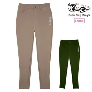【20%OFF SALE】Dance With Dragon ダンスウィズドラゴン ゴルフウェア レディース 4WAYストレッチBACKフリースパンツ UV 撥水 防風 透湿 シワ軽減 保温 日本製 D2-481110 秋冬 2025