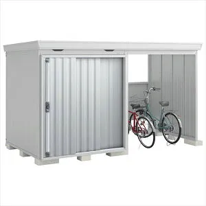 【自転車置場 駐輪】イナバ物置 FW／フォルタ ウィズ FW-1818+18KS PS スタンダード 右側開放スペース 豪雪型『物置 屋外 大型 diy』【関東・東海地方限定配送】【追加金額で取付工事可能】 PS