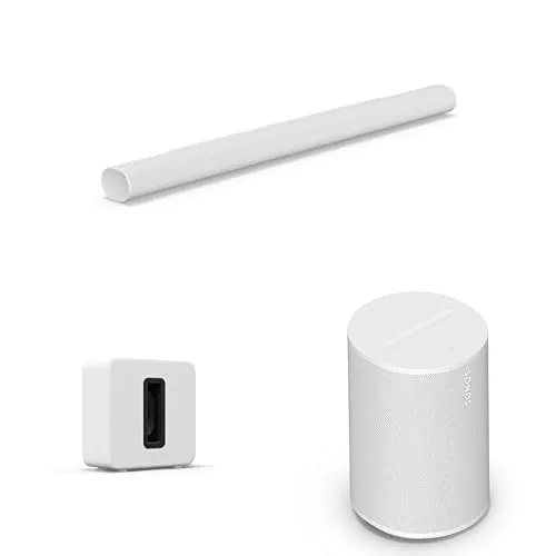 【セット買い】 Sonos Arc Ultra アークウルトラ プレミアムサウンドバー+プレミアムワイヤレスサブウーファー Sub 4 サブ4 + Era 100 ワイヤレススピーカー2個ペア（ホワイトセット）