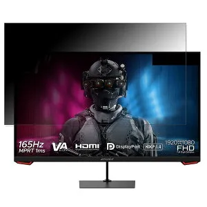【ポイント2倍】 JAPANNEXT JN-VG27FHD165 向けの 27インチ 16:9 覗き見防止 プライバシーフィルター ブルーライトカット 保護フィルム 反射防止 タブ・粘着シール式