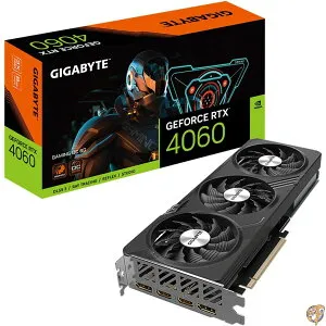 【5日最大1500円クーポン】GIGABYTE GeForce RTX 4060 Gaming OC 8Gグラフィックスカード、3X WINDFORCEファン、8GB 128ビットGDDR6、GV-N4060GAMING OC-8GD ビデオカード。