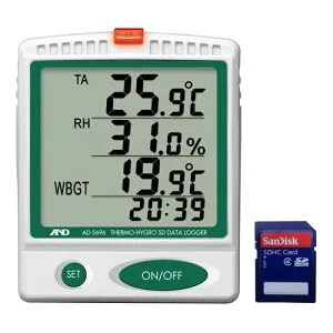 A&D 熱中症指数モニター/温湿度SDデータレコーダー AD-5696/業務用/新品/小物送料対象商品