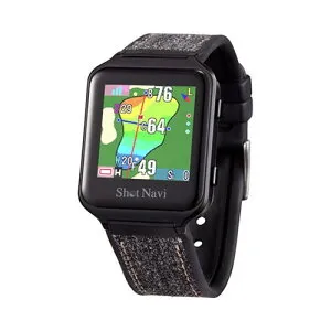 Shot Navi 腕時計型 ゴルフナビ GPS 距離測定器 AIR EX ブラック