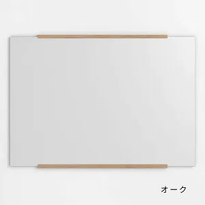 【マラソン期間中ポイント5倍】【MOEBE】RECTANGLAR WALL MIRROR 70×100size / 3COLORS ムーベ レクタングラーウォールミラー ブラック オーク アッシュ oak ash 壁掛け鏡 2way バスルーム 洗面所 玄関 寝室