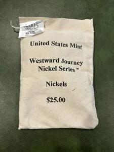 $25.00 バッグ 米国造幣局 WESTWARD JOURNEY 2005 Pシリーズ Amdeftrican BISON 未開封新品
