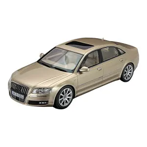 Audiアウディ A8 L W12 クワトロ 2008 ベージュパール 69台限定 / MOTORHELIX 1/18 ミニカー
