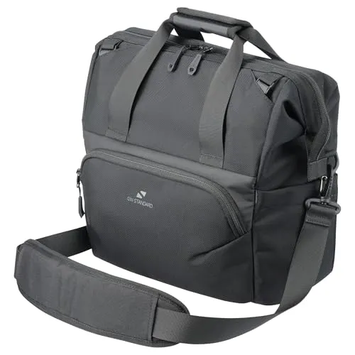 ハクバ カメラバッグ GW-STANDARD ダレス ショルダーバッグ12 AZ ブラック がま口バッグ 12L カメラショルダー AMZSGWSD-SB12 4977187005271