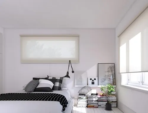 立川機工 TIORIO（ティオリオ） ロールスクリーン【規格品】遮光２級防炎TR-3361 アイボリー W90×H220cm